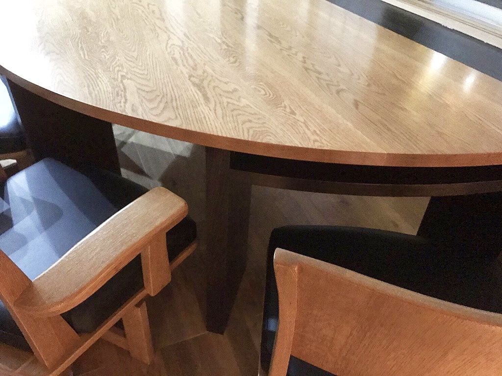 半円テーブルをオーダーメイド！個性的なデザインも大歓迎です♪ | 東京＆大阪、家具を楽しむ家具工房 ROOTS FACTORY（ルーツ