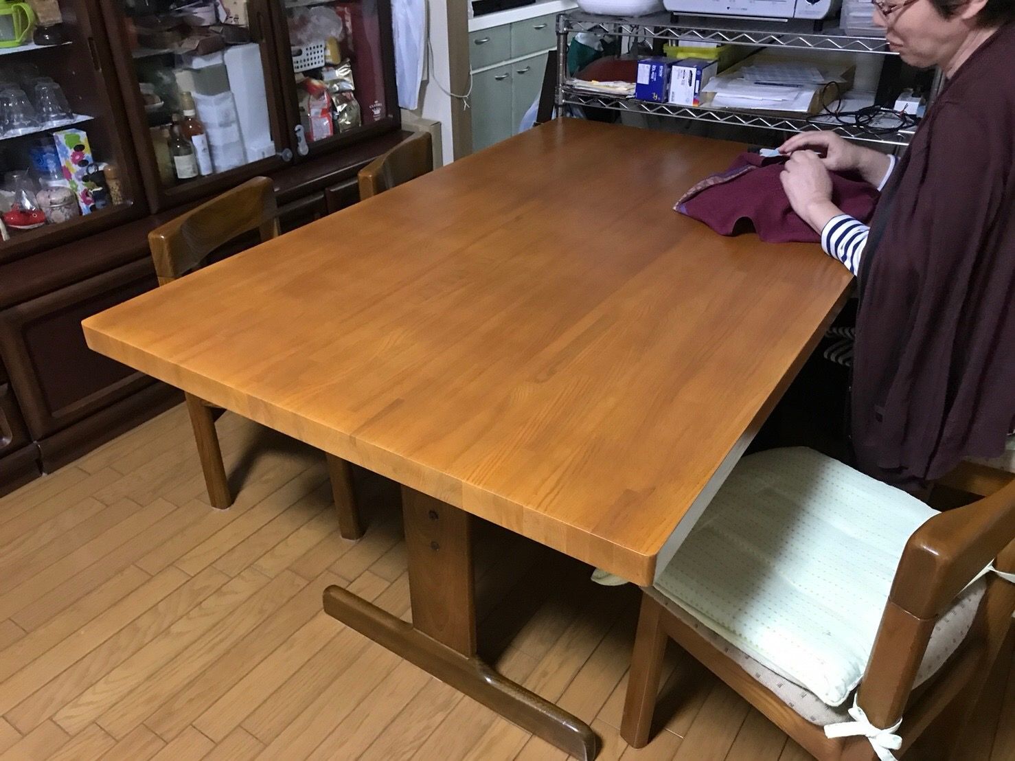 重くて大きくて困っていた座卓をリメイク！ダイニングテーブルに変身 | 東京＆大阪、家具を楽しむ家具工房 ROOTS FACTORY（ルーツ