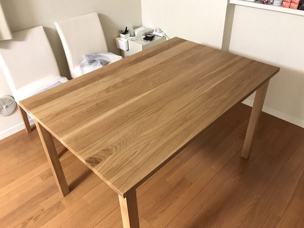 無印のダイニングテーブル