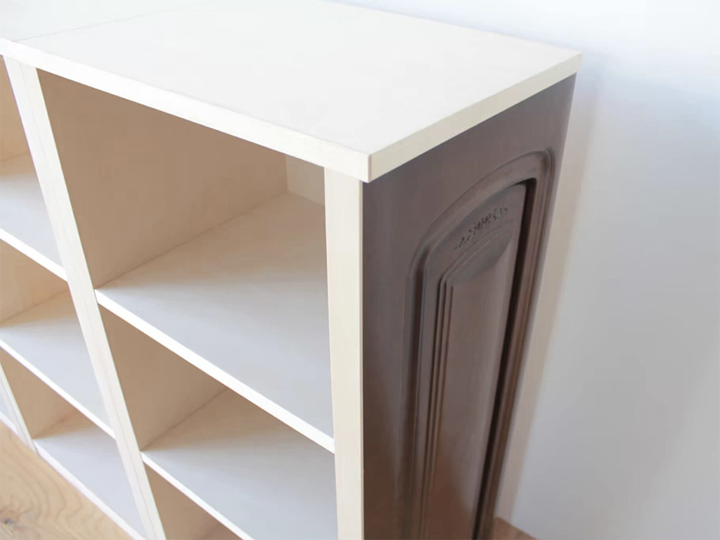 タンス扉を活かした家具