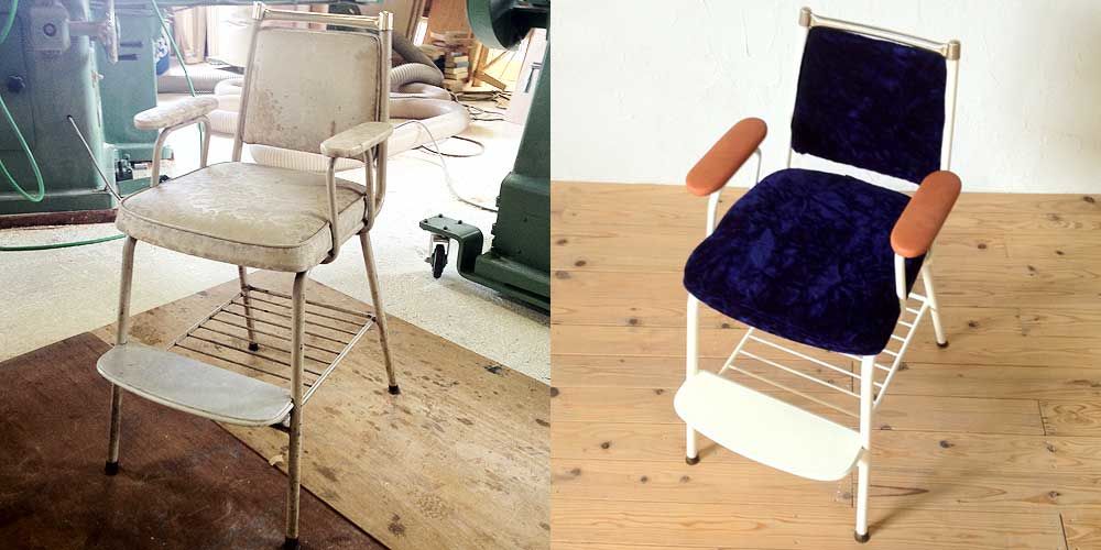 ベビーチェアをオンリーワンなお子様専用チェアにリメイク 家具リメイク事例：R009 Before&After