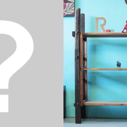 木製梯子をアンティークな飾り棚にリメイク 家具リメイク事例：R028 Before&After