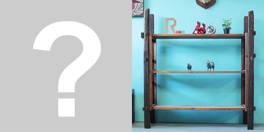 木製梯子をアンティークな飾り棚にリメイク 家具リメイク事例：R028 Before&After