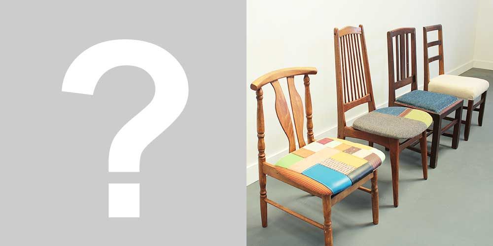 アンティークな木製椅子を座面張り替えユニークにリメイク 家具リメイク事例：R044 Before&After