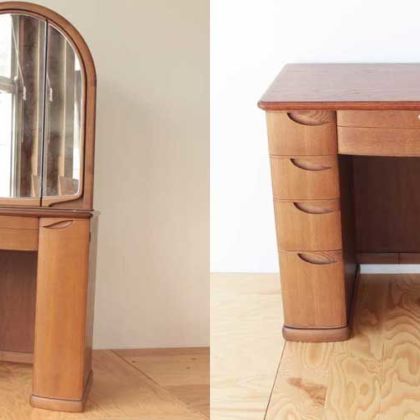 婚礼家具のドレッサーを、鏡部分だけ取り外してキャビネットに 家具リメイク事例：R099 Before&After