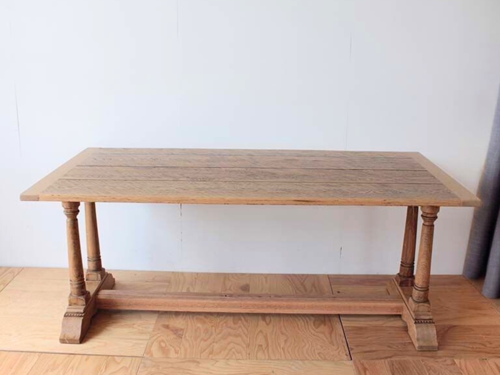 オランダ家具のダイニングテーブルをリサイズ＆塗装を変更(after)