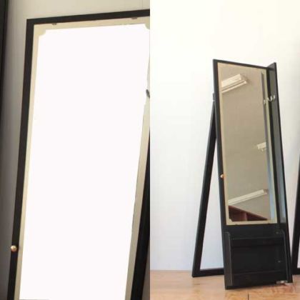 タンスの鏡扉を見た目そのままにAスタンド型ミラーに 家具リメイク事例：R137 Before&After