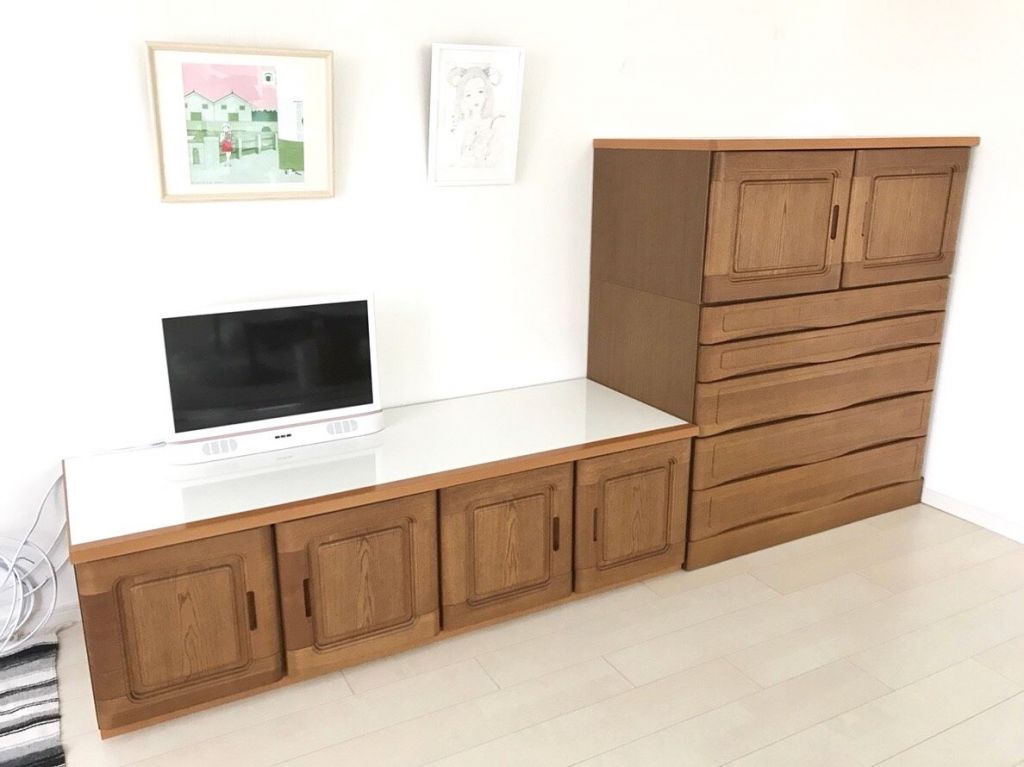 婚礼タンスからリメイクした家具
