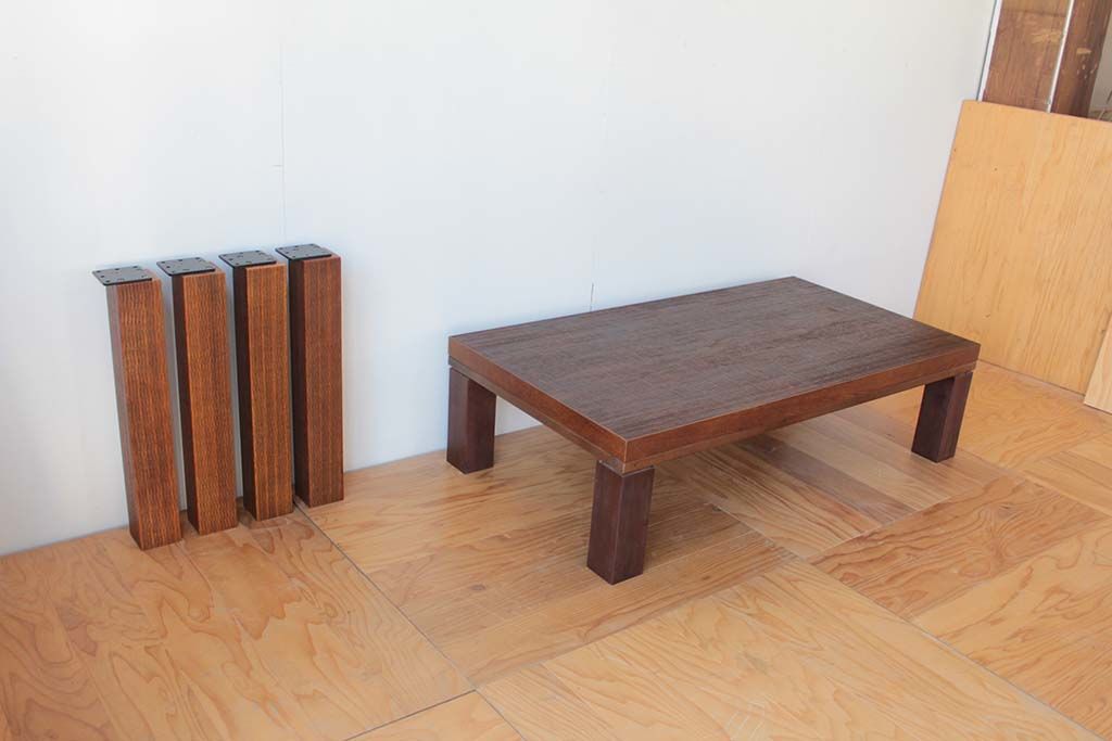 R171：ダイニングテーブルをこたつ天板式ローテーブルにリメイク 東京＆大阪、家具を楽しむ家具工房 ROOTS FACTORY（ルーツ