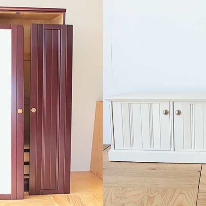 洋タンスを扉のデザインを生かしたテレビボードに 家具リメイク事例：R216 Before & After