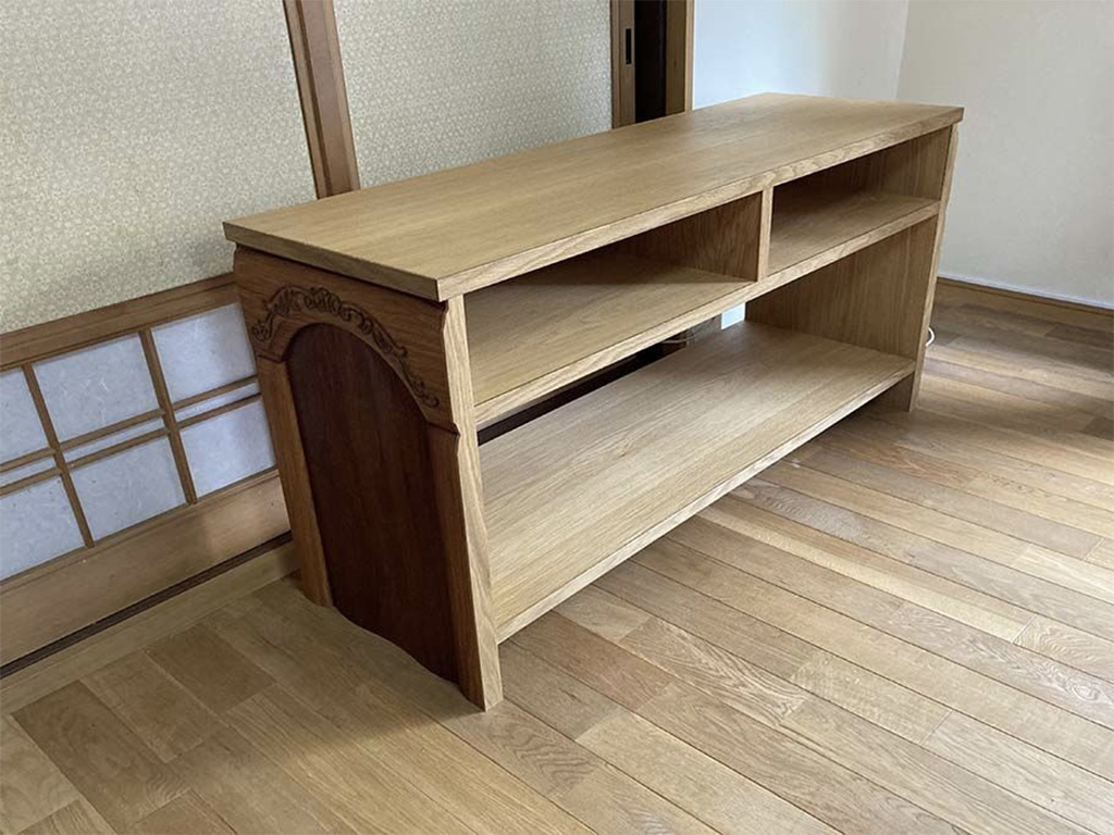 リメイクした家具をお客様の元へお届け