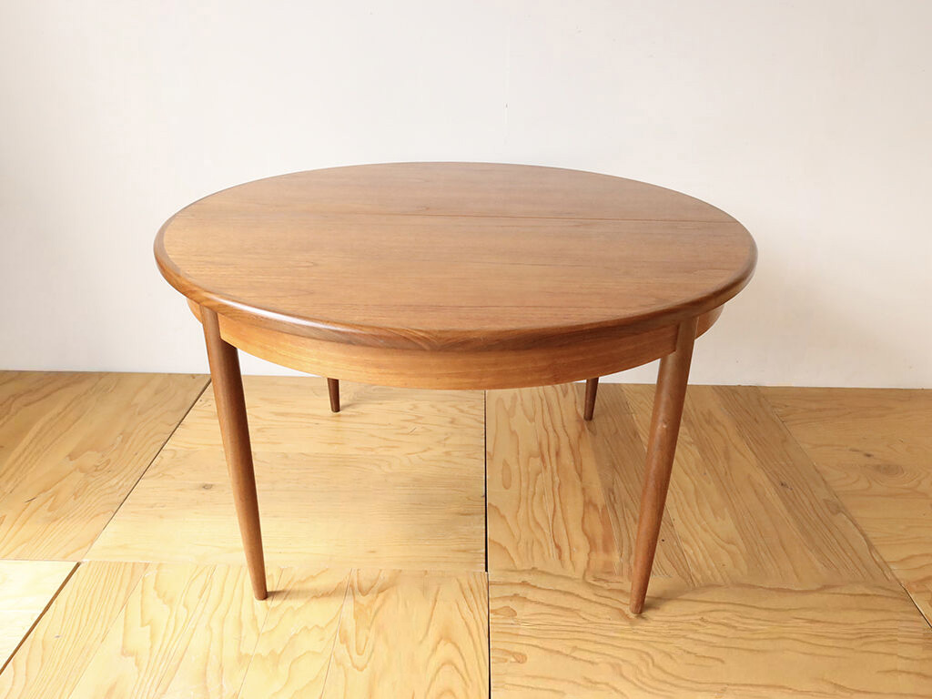 リメイクのご相談をいただいたG-PLANのラウンドエクステンションダイニングテーブル