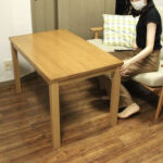 学習机からリメイクされたデスクをご覧になって「すごい!こんな風になるんだ!」と喜んでくださったお客様