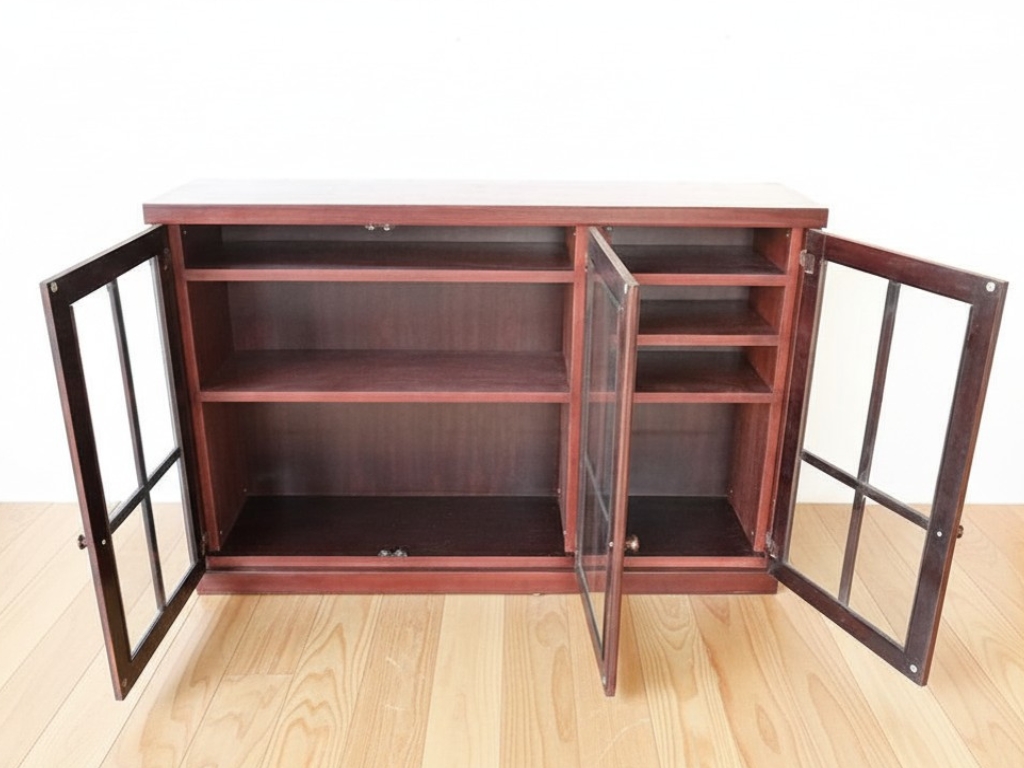 補強を施し安心して重い本を収納することのできる本棚