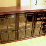 栃木のお客様のお家へ納品させていただいた食器棚からリメイクした本棚