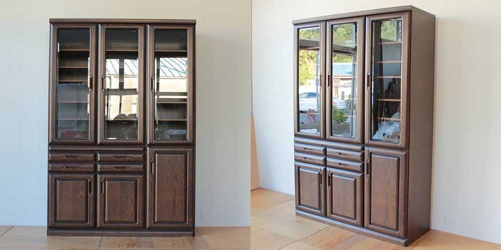 R0296：食器棚を壁にぴったりつけられるように高さを低くリサイズのイメージ