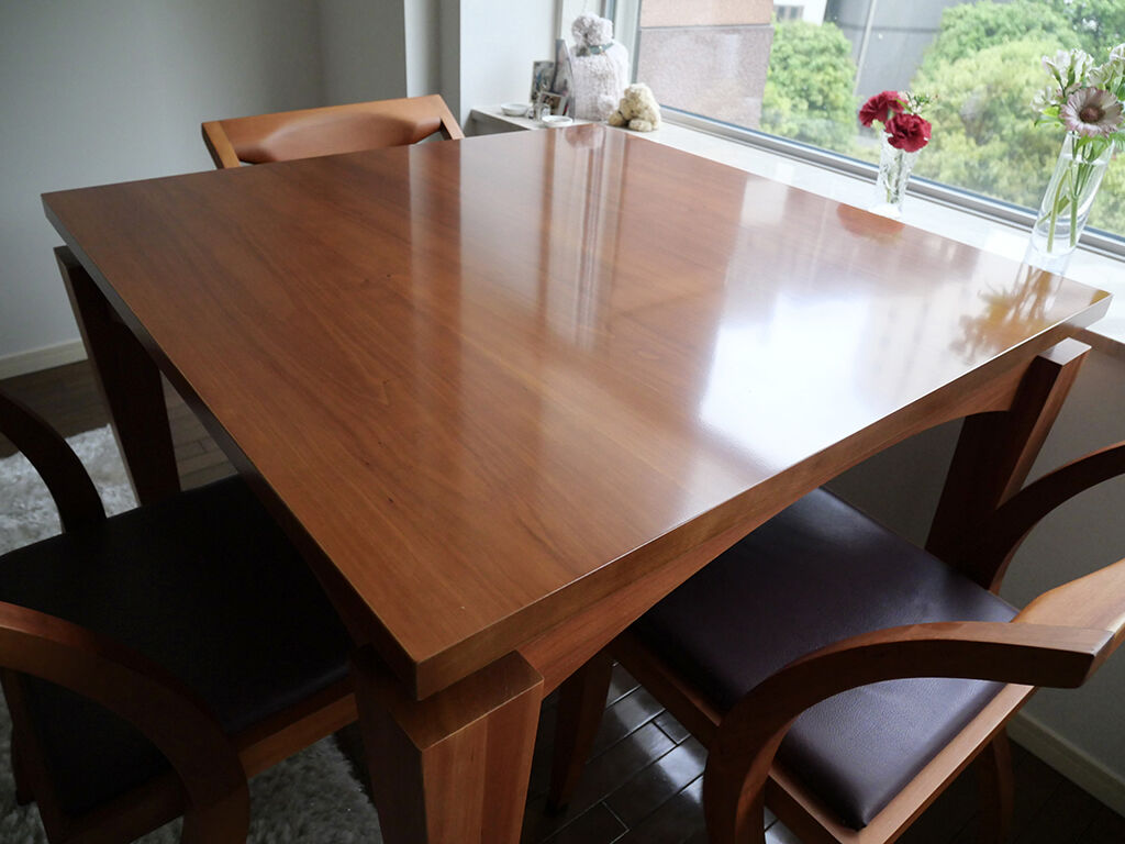 お客様のお気に入りのテーブルを雰囲気そのままにリサイズ