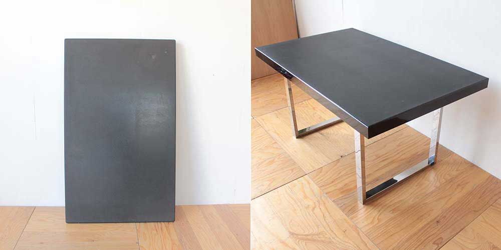 輪島塗座卓の天板をリサイズしソファテーブルにリメイク　家具リメイク事例：R335　Before&after