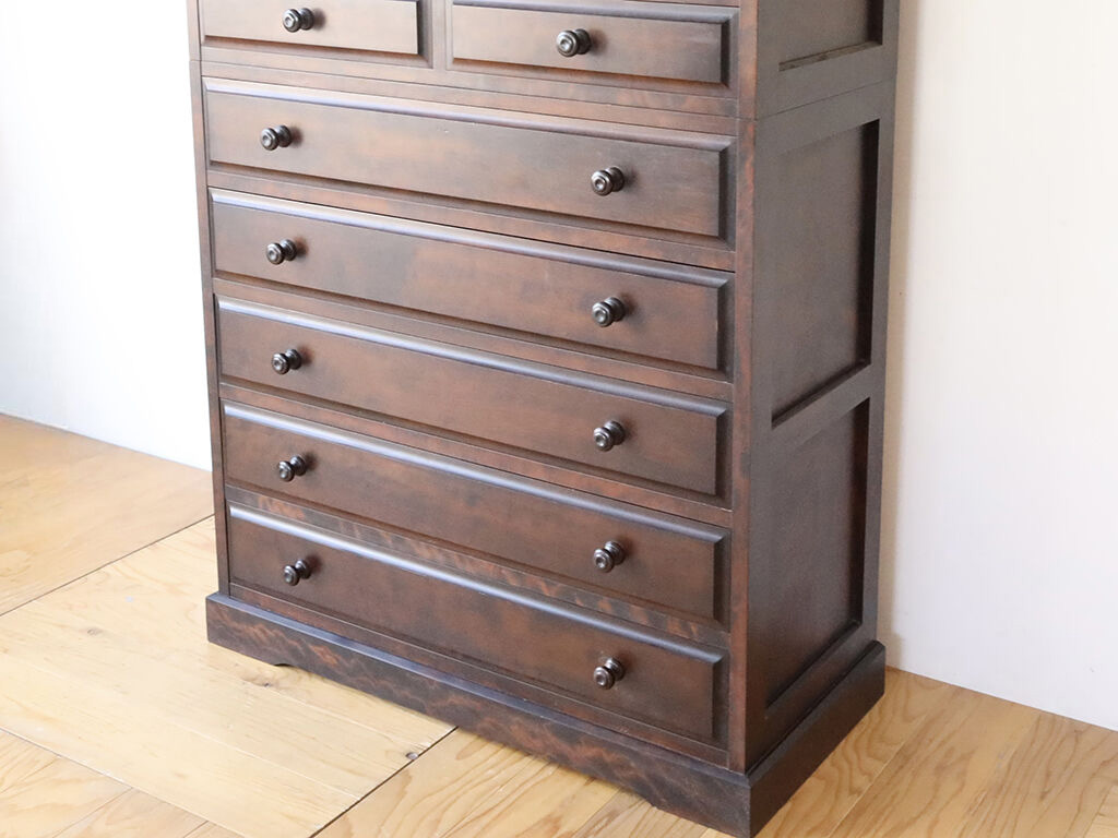 北民家具のタンスの引き出し