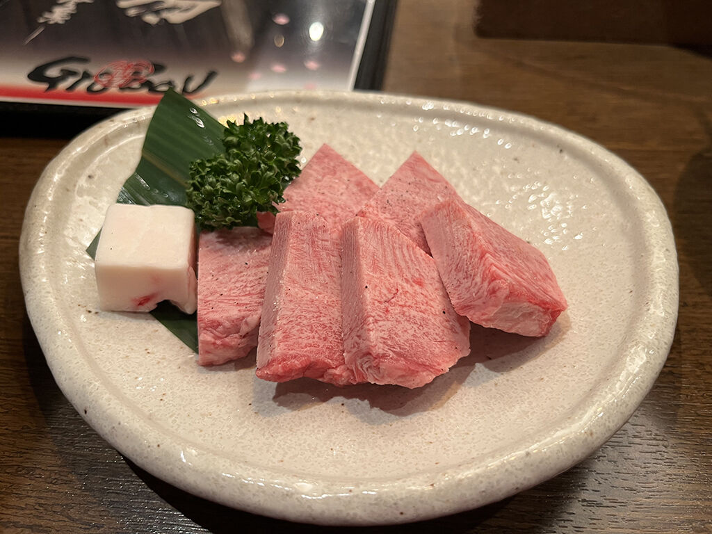 千葉泊時のお肉の写真