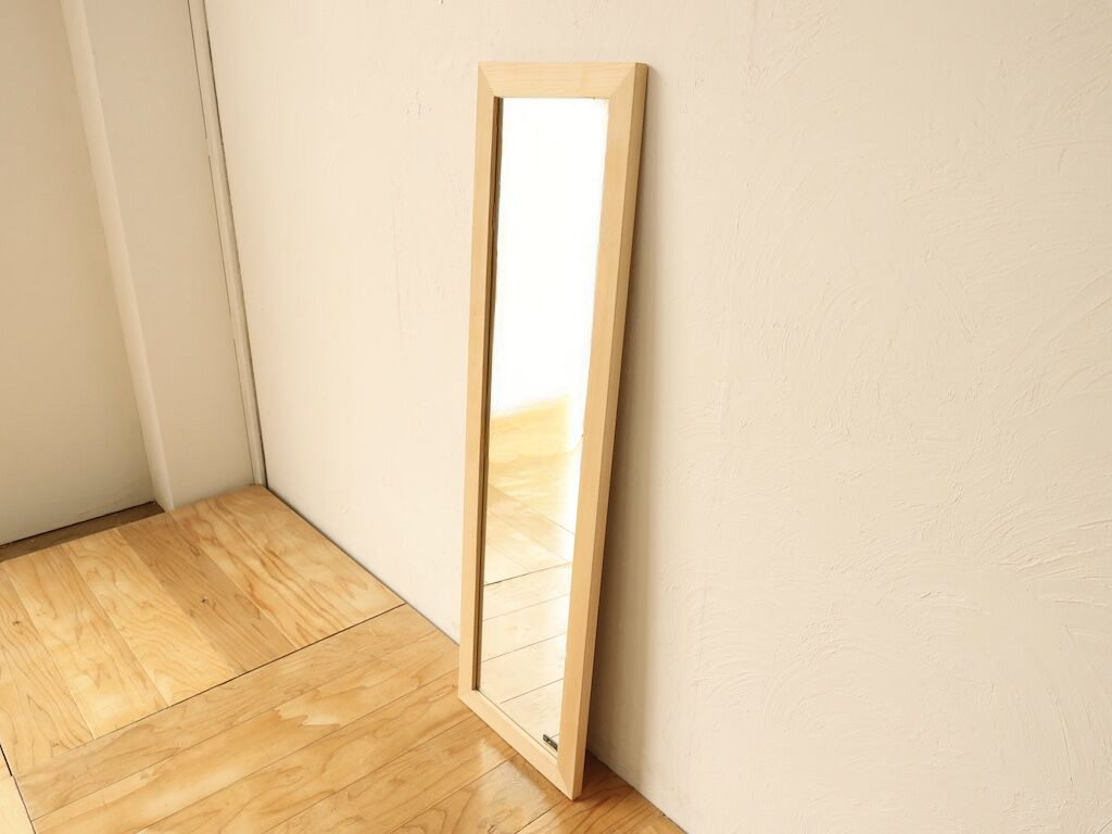 婚礼タンスの鏡をリメイク。無垢ビーチフレームで上品な仕上がりに♪のイメージ