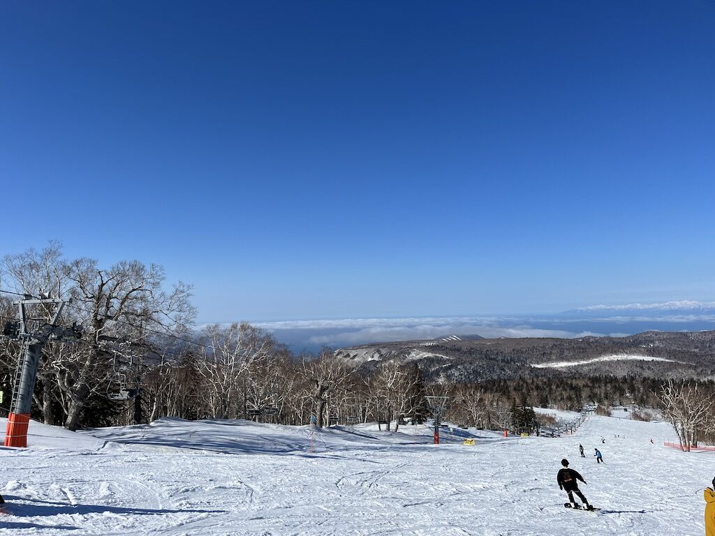 スキーができるのが魅力の北海道