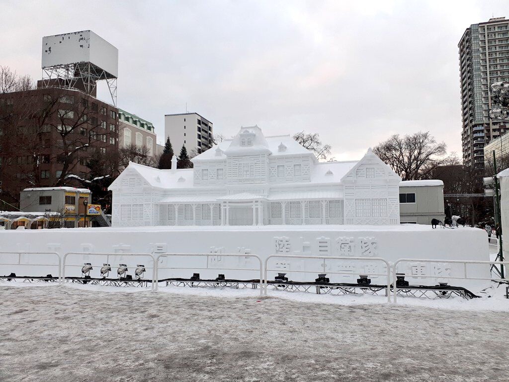 札幌雪まつりの雪像