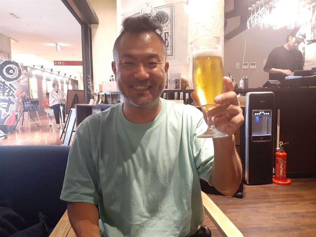 社長とビール