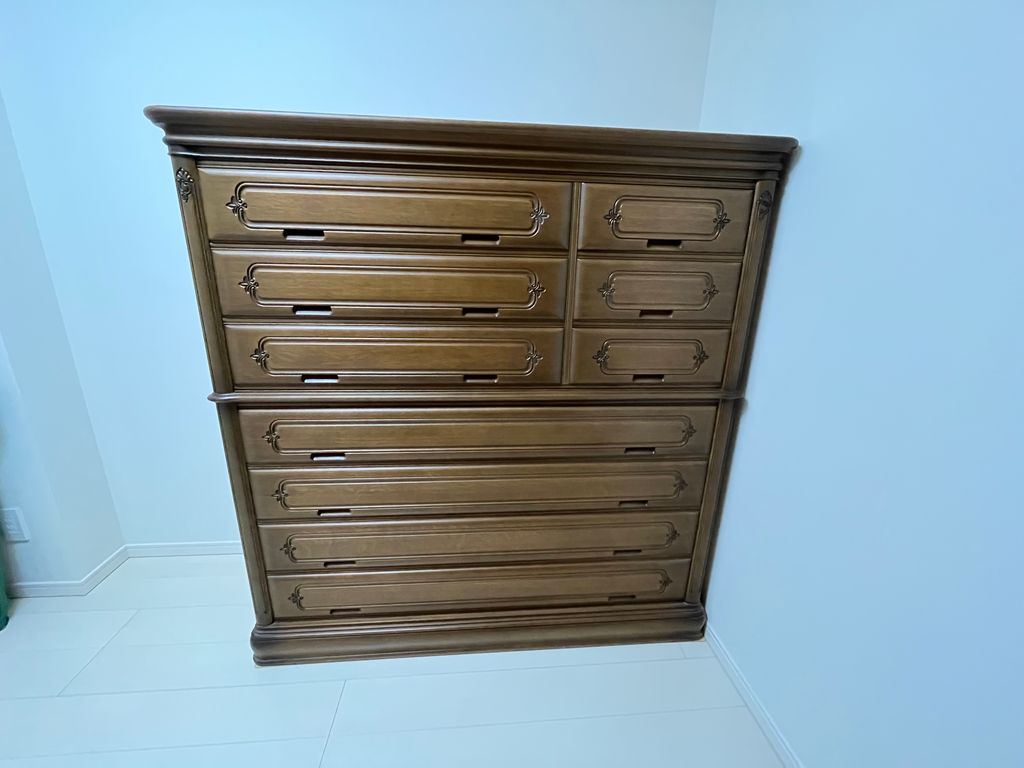 タンスを上下分割リメイク