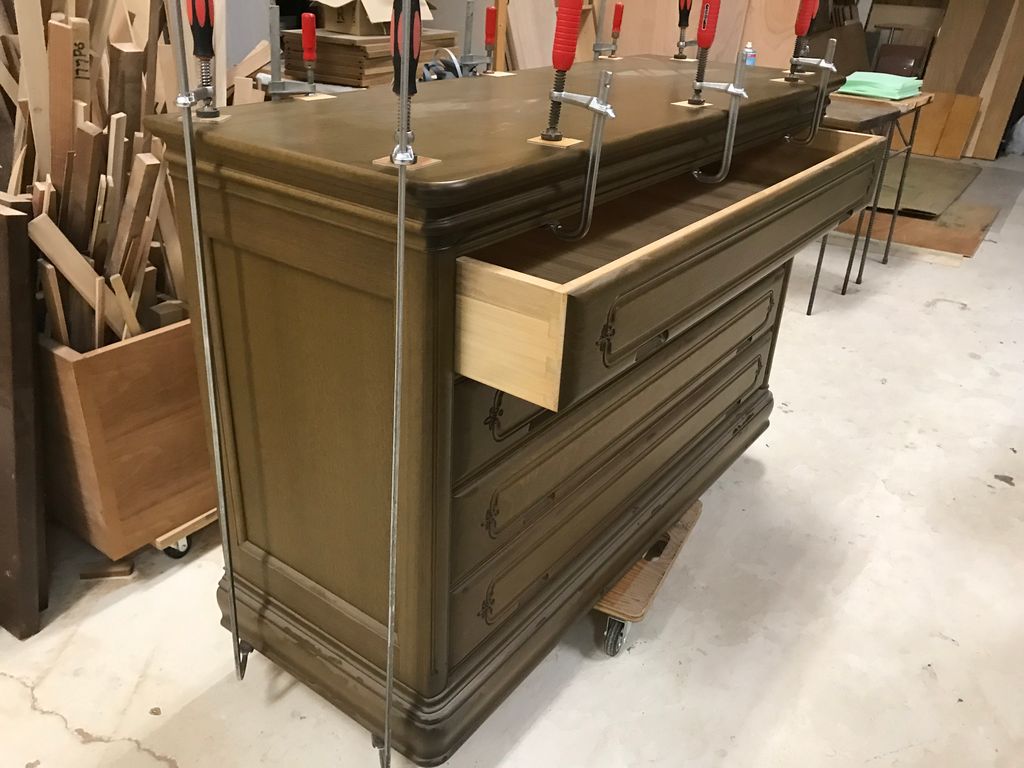 工房での製作途中写真