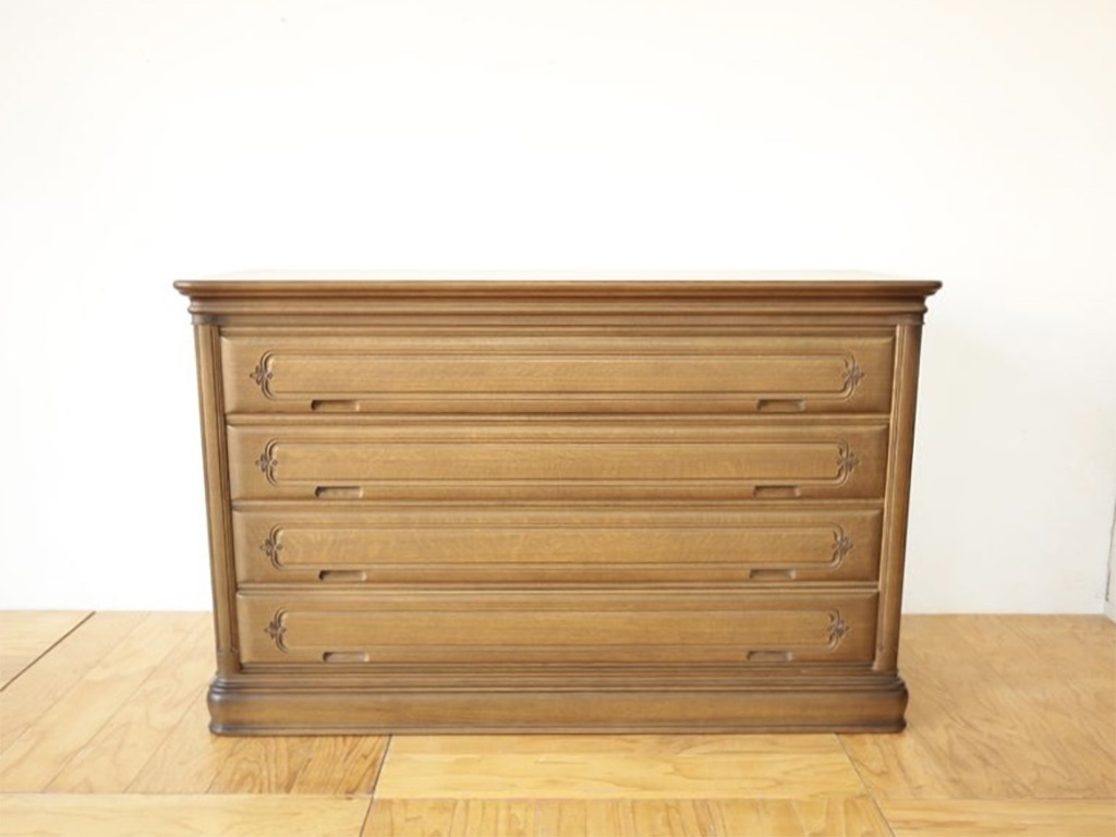 高さを低くした整理タンス