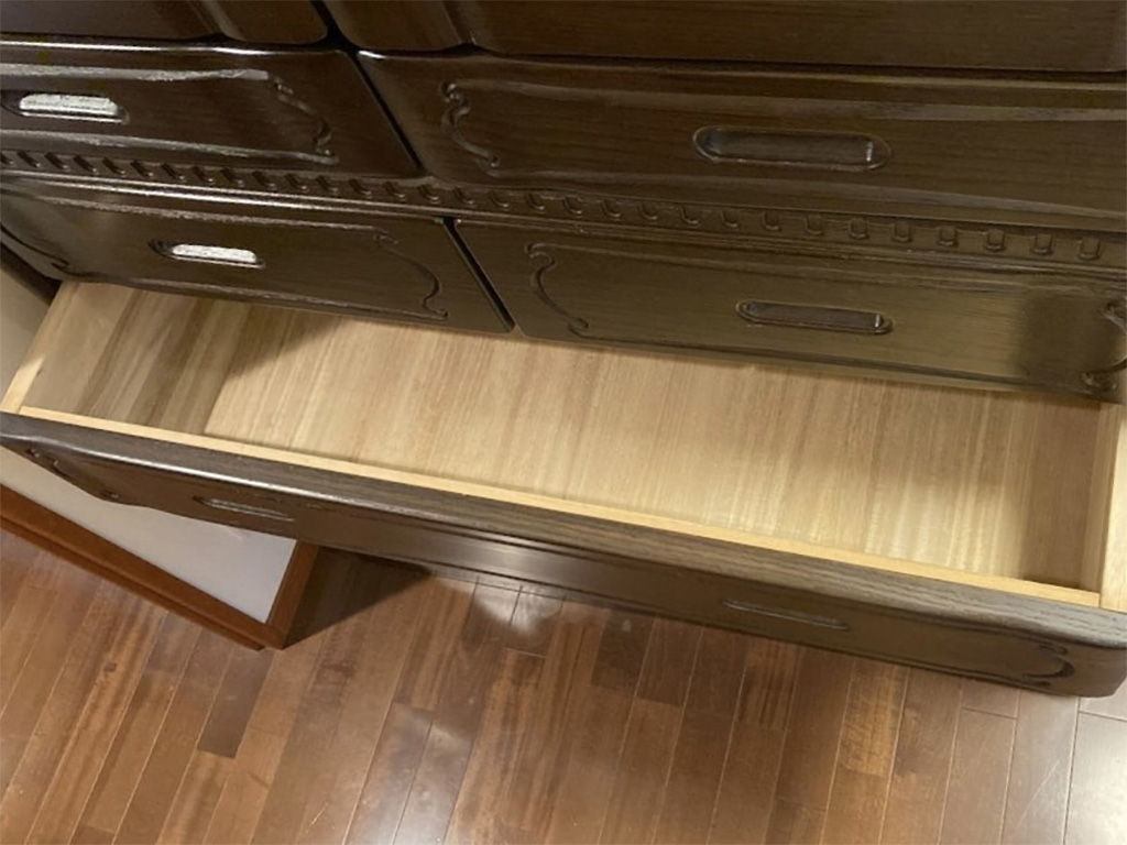 引き出しをリサイズする