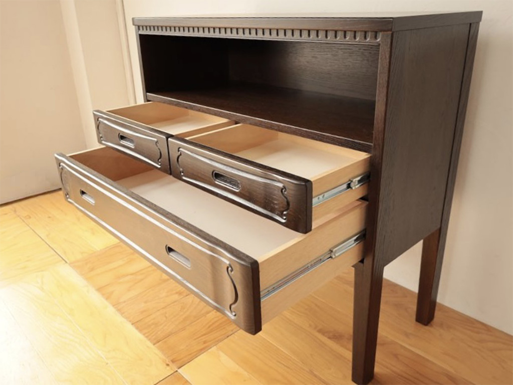 コンソールテーブルの引き出し