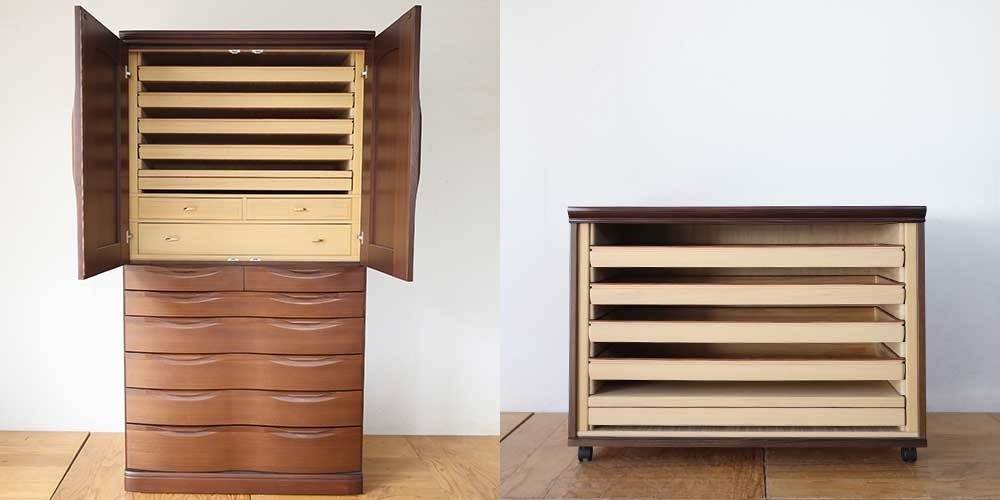 R1164:お着物収納を単体で。暮らしに合わせて和タンスをリサイズのイメージ