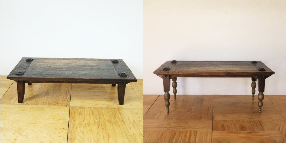 R1180:既存脚＋ねじ込み脚で高さアップ！ローテーブルがダイニングにのイメージ