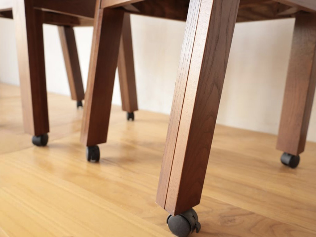 ストッパー付きのキャスター