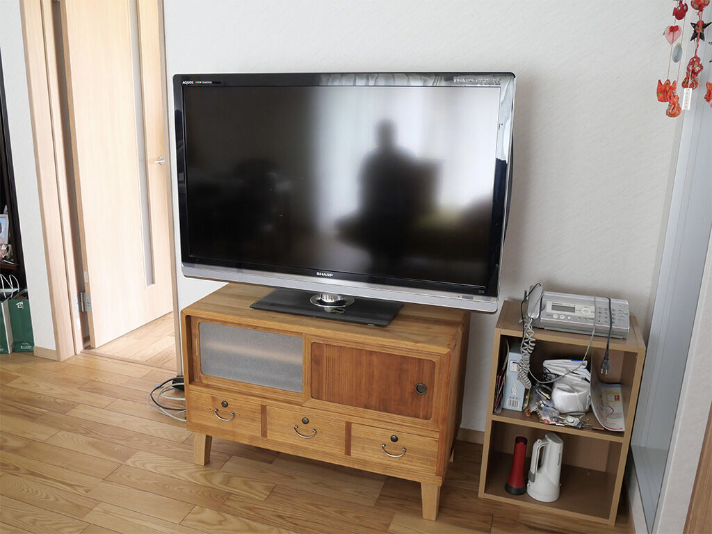 戦前からの桐タンスをテレビボードにリメイク！古家具の良さを残してのイメージ