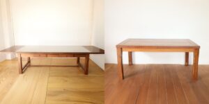 ダイニングテーブルのリサイズ