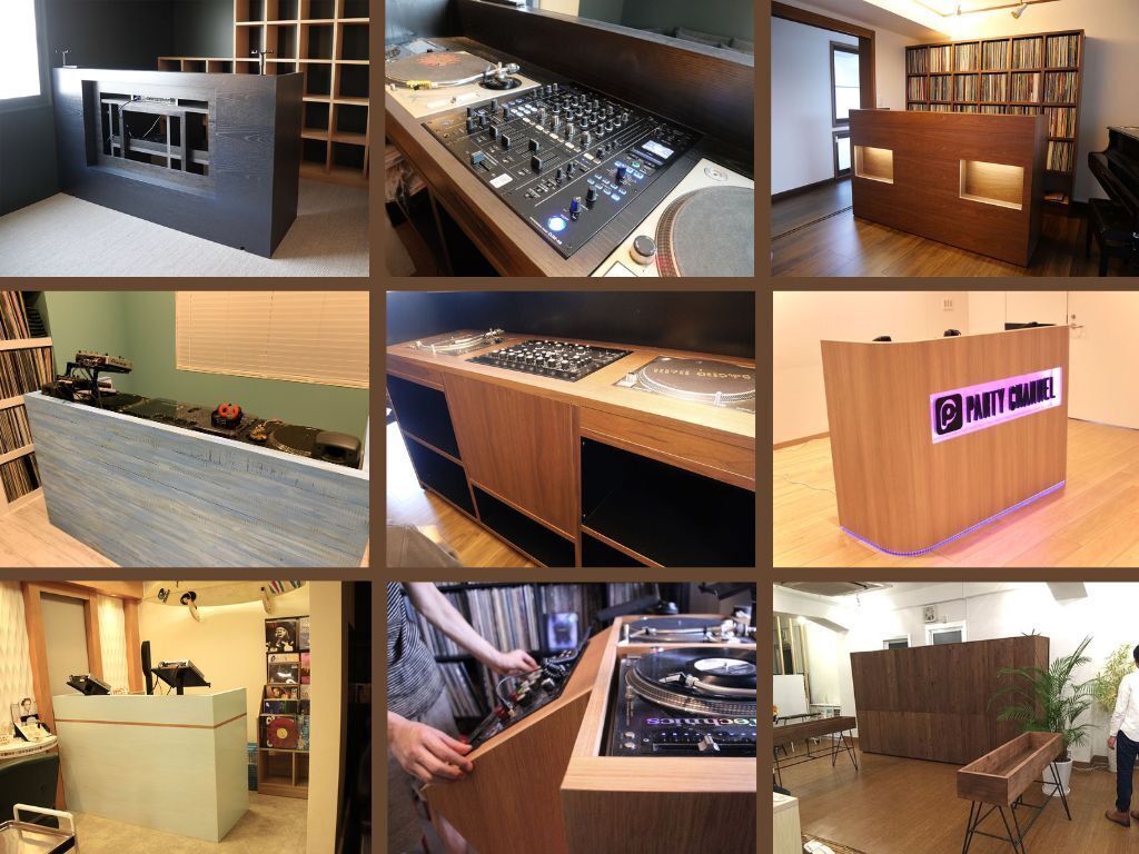 DJブースをオーダーメイドイメージ