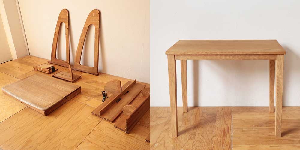 R1063:小学生の頃からの学習机をシンプルなデスクにリメイク！のイメージ