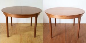 R1354:ネイサンのテーブル脚先を着脱式にリメイク。大きくても搬入可能に