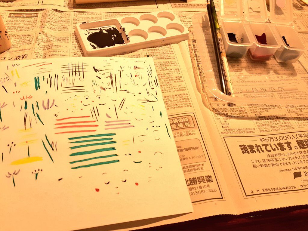 絵付けの練習