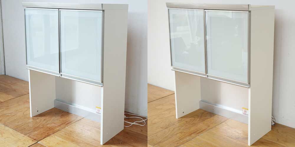 R1071:新居の梁の出っ張りに合わせて食器棚の高さをリサイズ！のイメージ