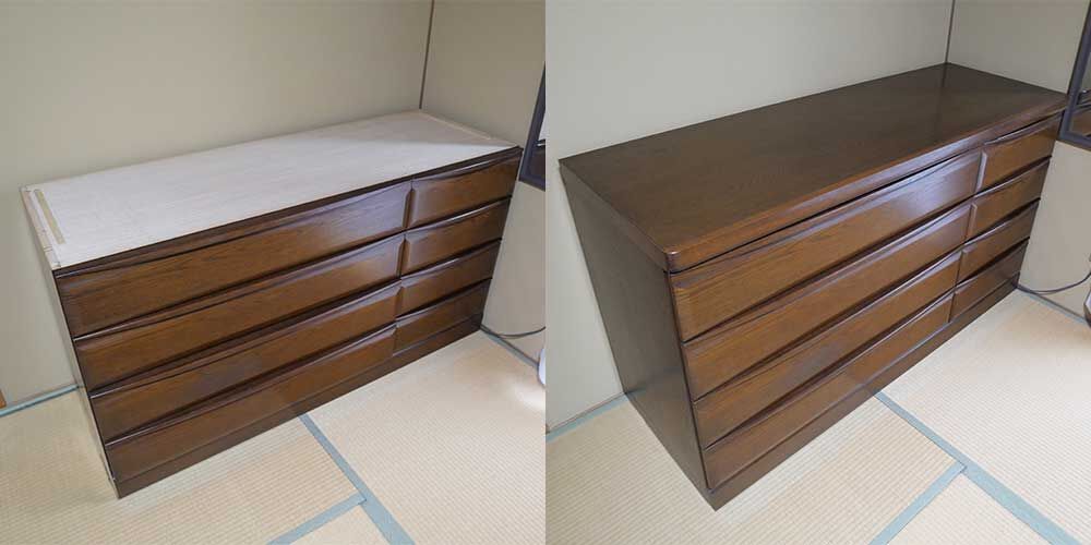 R1072:整理タンスの下段を単体で使えるように既存天板を加工！のイメージ