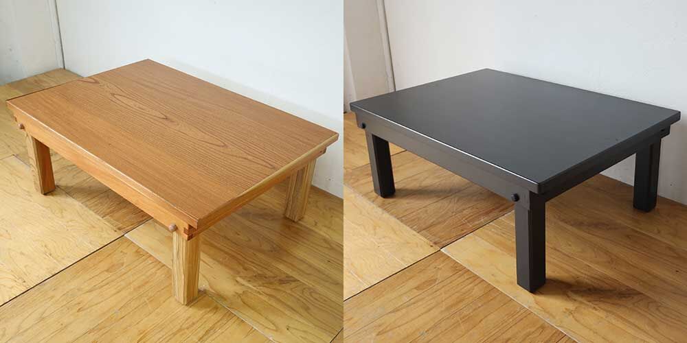 R1077:テーブルを再塗装!色味にこだわりお客様の理想の黒に♪のイメージ