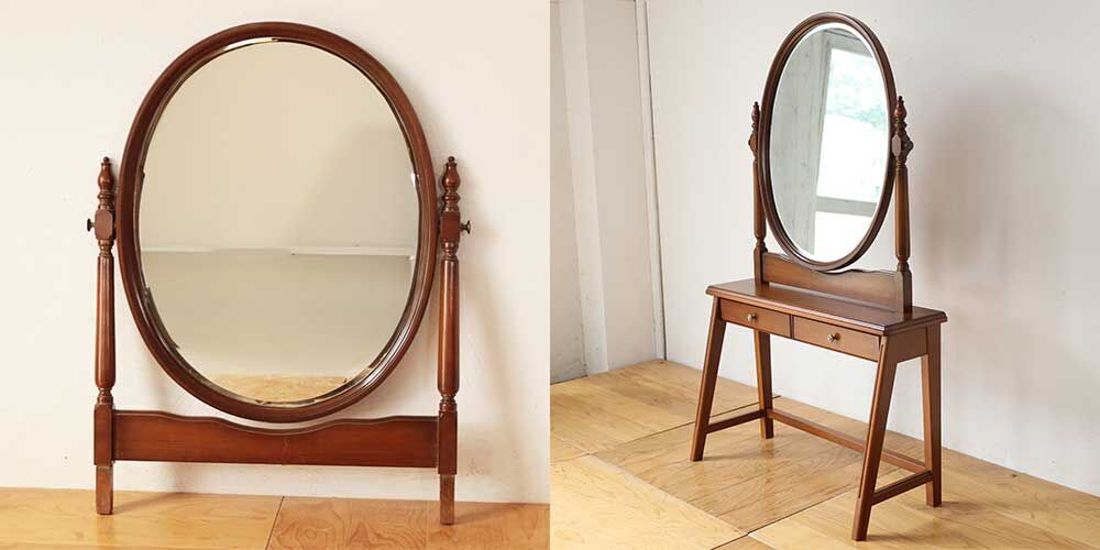 R1083:デザインお任せで鏡台の鏡をミラー付チェストにリメイクのイメージ