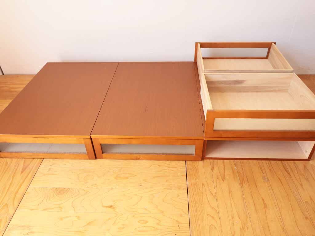 収納力のあるシングルベッド
