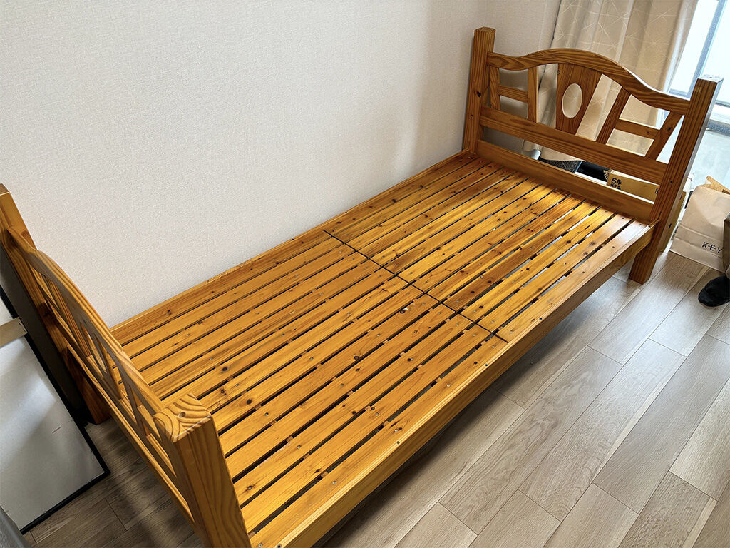 小学生の頃から使っているベッド