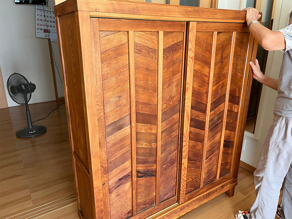 リメイク家具の納品
