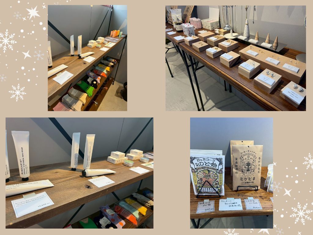 アカリスタンドの雑貨販売